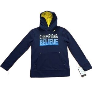 NWT Champion Hoodie  Glow in the Dark inside Fleece Boys Size M 8/10